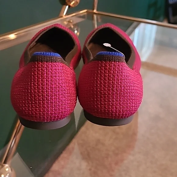 ROTHY'S magenta knit flats